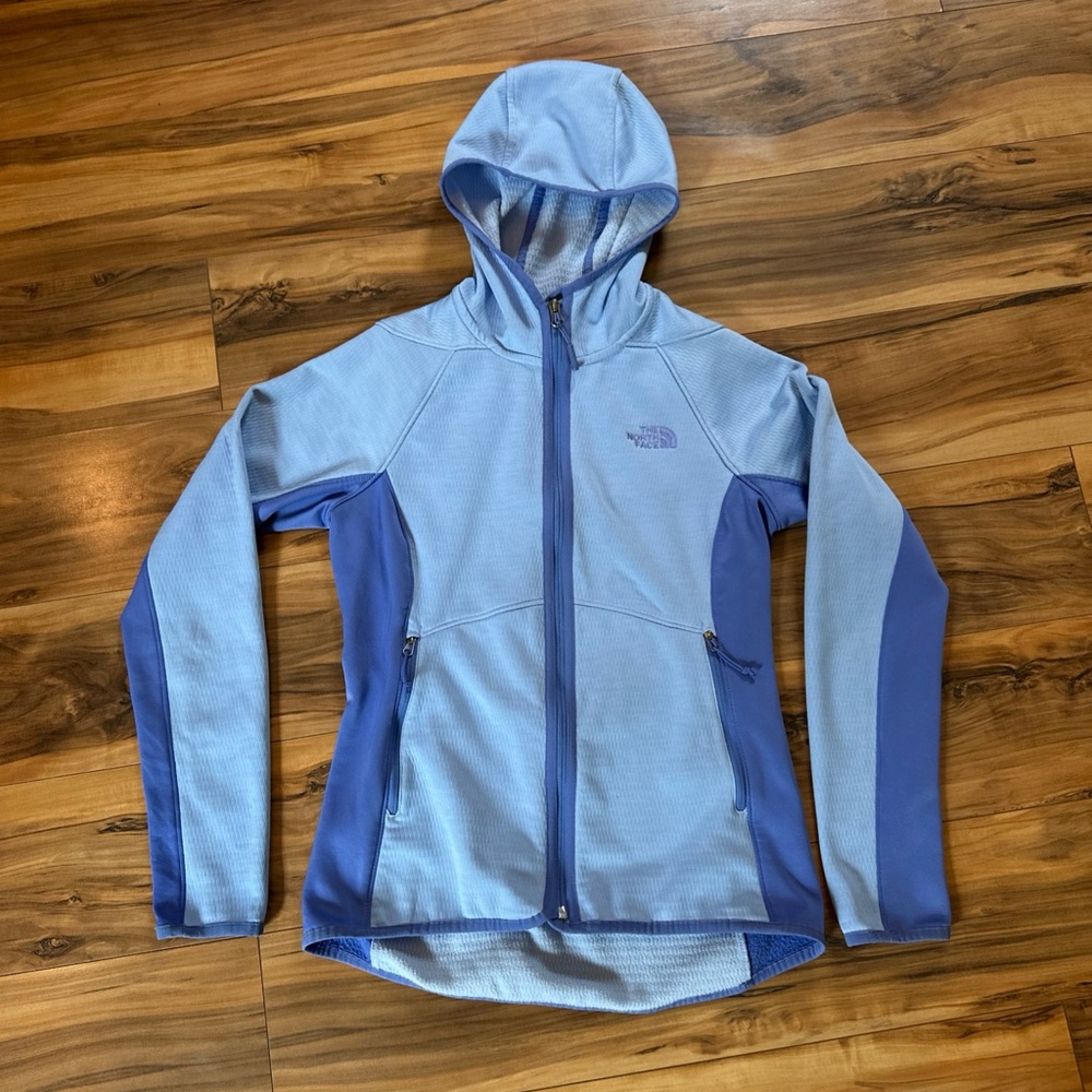 The North Face Arcata Full Zip Hoodie Small  Fitted Fleece Blue